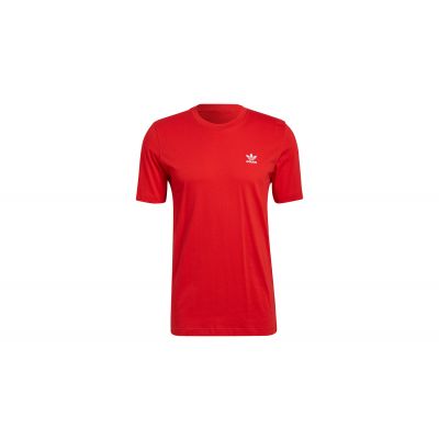 adidas Loungewear Adicolor Essentials Trefoil Tee - Red - Short Sleeve T-Shirt