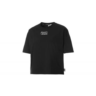 Puma x Mr Doodle Women´s Loose Tee - Black - Short Sleeve T-Shirt