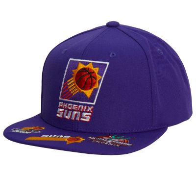 Mitchell & Ness NBA Phoenix Suns Front Face Snapback Hwc - Purple - Cap