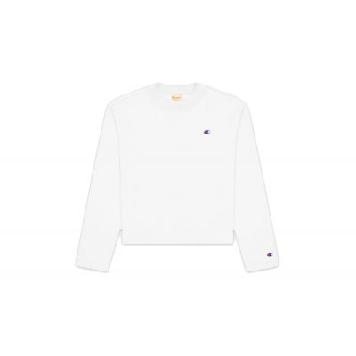Champion Long Sleeve Jersey Top - White - Short Sleeve T-Shirt