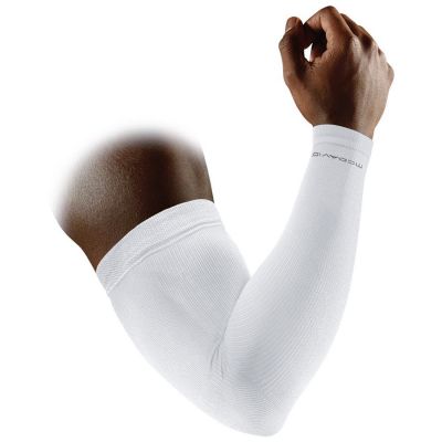 McDavid Elite Compression Arm Sleeve  White - White - Sleeve