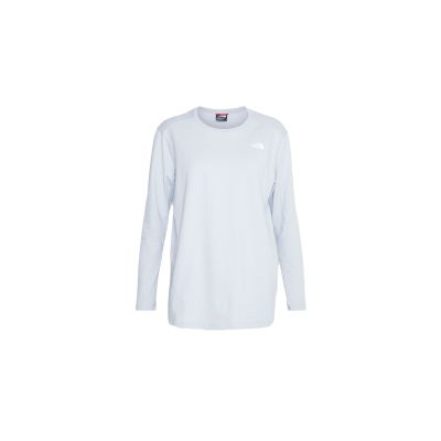 The North Face L/S W Simple Dome Tee - Blue - Short Sleeve T-Shirt