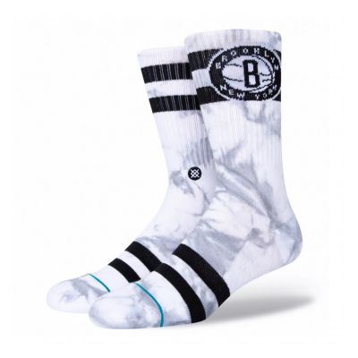 Stance Brooklyn Nets Dyed Socks - Grey - Socks