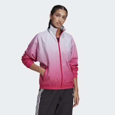 adidas Adicolor 3D Trefoil Track Top - Pink - Jacket