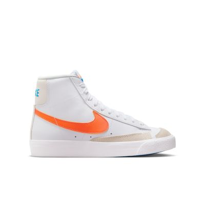 Nike Blazer Mid '77 "White Total Orange" (GS) - White - Sneakers