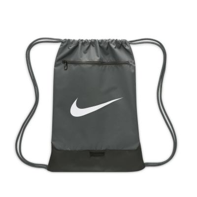 Nike Brasilia 9.5 Drawstring Training Gymsack Iron Grey (18L) - Grey - Bag