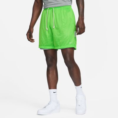 Nike Dri-FIT Standard Issue Reversible 6" Mesh Shorts Action Green - Green - Shorts