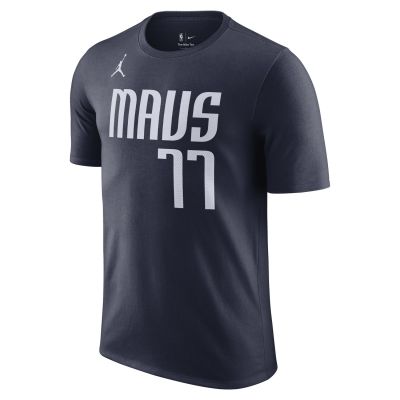 Jordan NBA Dallas Mavericks Statement Edition Luka Doncic Tee - Blue - Short Sleeve T-Shirt