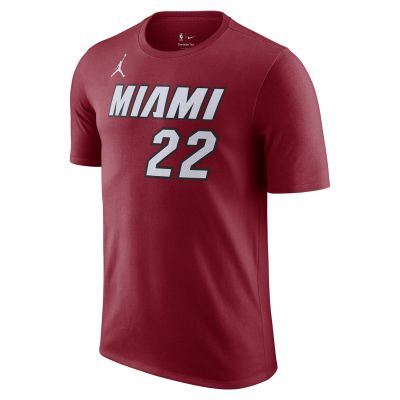 Jordan NBA Miami Heat Jimmy Butler Statement Edition Tee Tough Red - White - Short Sleeve T-Shirt