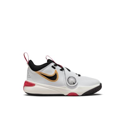 Nike Team Hustle D 11 "White University Red" (PS) - White - Sneakers