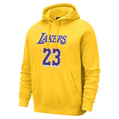 Nike NBA Los Angeles Lakers Club Pullover Amarillo - Yellow - Hoodie