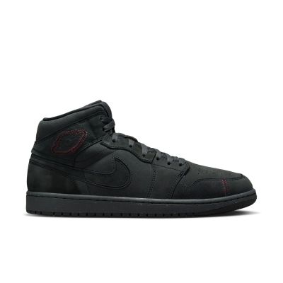 Air Jordan 1 Mid SE Craft "Dark Smoke Grey" - Black - Sneakers