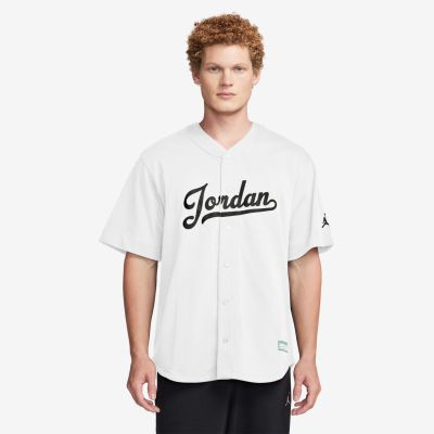 Jordan Flight MVP Baseball Shirt White - White - Short Sleeve T-Shirt