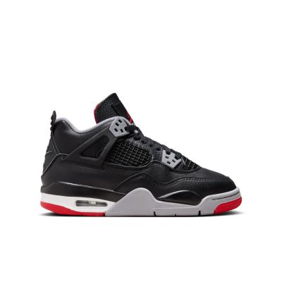 Air Jordan 4 Retro "Bred Reimagined" (GS) - Black - Sneakers