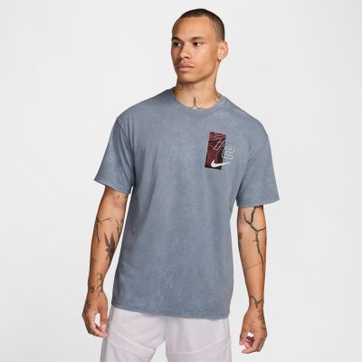 Nike Max90 Oc DNA Basketball Tee Cool Grey - Grey - Short Sleeve T-Shirt