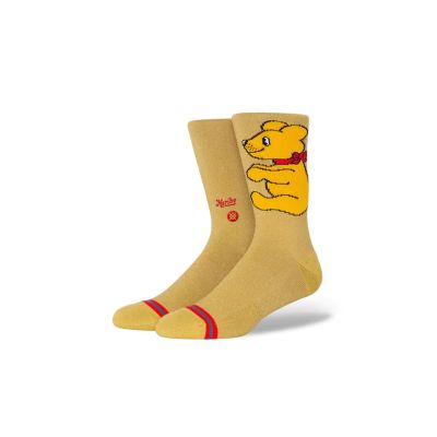 Stance Goldbear Crew Sock - Yellow - Socks
