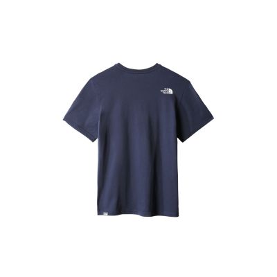 The North Face M S/S Simple Dome Tee - Blue - Short Sleeve T-Shirt
