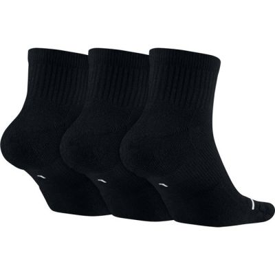 Jordan Jumpman QTR 3 Pair Socks - Black - Socks