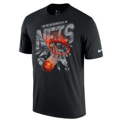 Nike NBA Brooklyn Nets Courtside Tee - Black - Short Sleeve T-Shirt