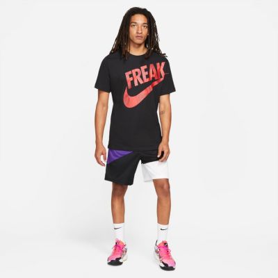 Nike Dri-Fit Giannis "Freak" Printed Basketball Tee - Black - Short Sleeve T-Shirt