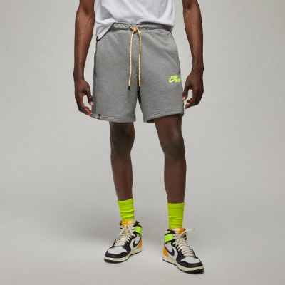 Jordan Jumpman Fleece Shorts Carbon Heather - Grey - Shorts