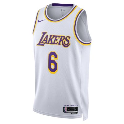 Nike Dri-FIT NBA Los Angeles Lakers Association Edition 2022/23 Swingman Jersey - White - Jersey