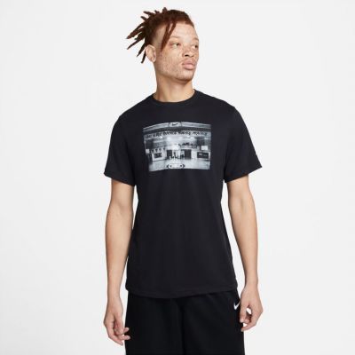 Nike Dri-FIT Photo Basketball Tee - Black - Short Sleeve T-Shirt