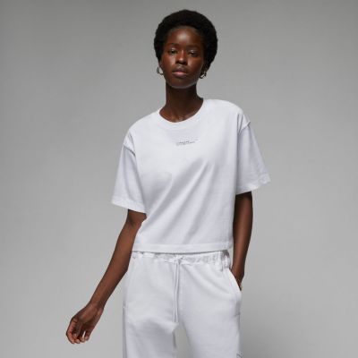 Jordan Paris Saint-Germain Wmns Boxy Graphic Tee White - White - Short Sleeve T-Shirt