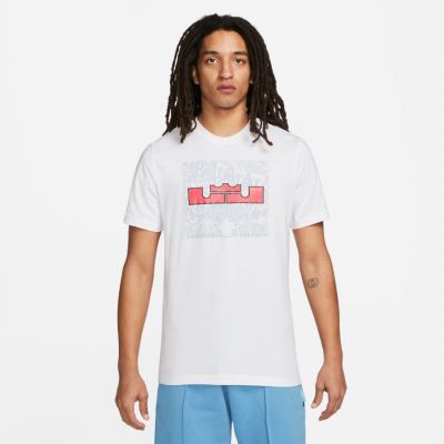 Nike LeBron Basketball Tee - White - Short Sleeve T-Shirt