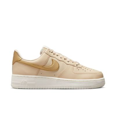 Nike Air Force 1 '07 "Gold Swoosh Beige" Wmns - White - Sneakers
