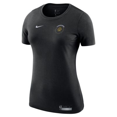 Nike NBA Golden State Warriors City Edition Wmns Tee - Black - Short Sleeve T-Shirt