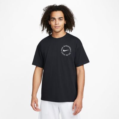 Nike Swoosh Basketball Tee Black - Black - Short Sleeve T-Shirt