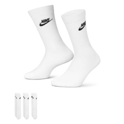 Nike Sportswear Everyday Essential Socks 3-Pack White - White - Socks