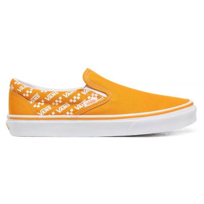 Vans Ua Classic Slip-On (Logo Repeat)Cdumylwtrwht - Orange - Sneakers