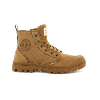 Palladium Boots Pampa HI Zip Nubuck Amber Gold - Brown - Sneakers