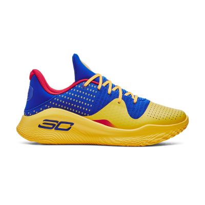 Under Armour Unisex Curry 4 Low FloTro - Blue - Sneakers