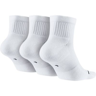 Jordan Jumpman QTR 3 Pair Socks - White - Socks