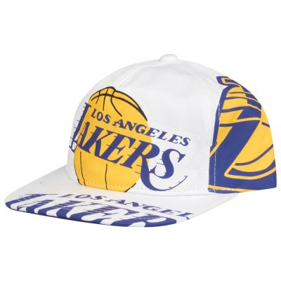 Mitchell & Ness NBA Los Angeles Lakers In Your Face Deadstock Hwc Snapback - White - Cap