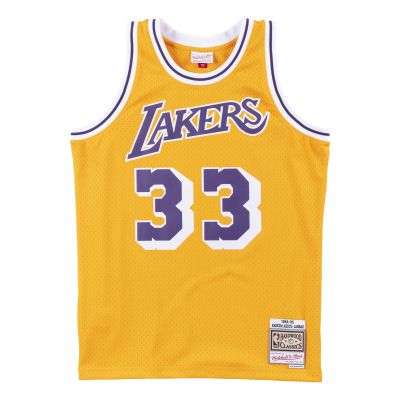 Mitchell & Ness NBA Swingman Jersey Los Angeles Lakers Kareem Abdul Jabbar - Yellow - Jersey