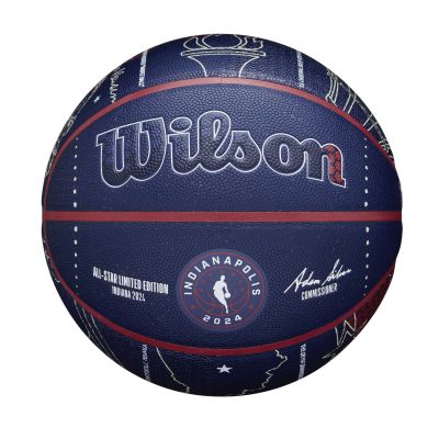 Wilson 2024 NBA All Star Collector Basketball Size 7 - Blue - Ball