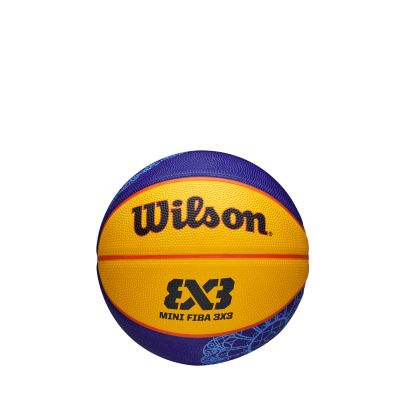 Wilson Fiba 3X3 Mini Basketball Paris 2024 Size 3 - Yellow - Ball