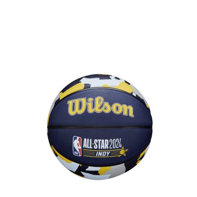 Wilson 2024 NBA All Star Mini Basketball Multicolor Size 3 - Multi-color - Ball