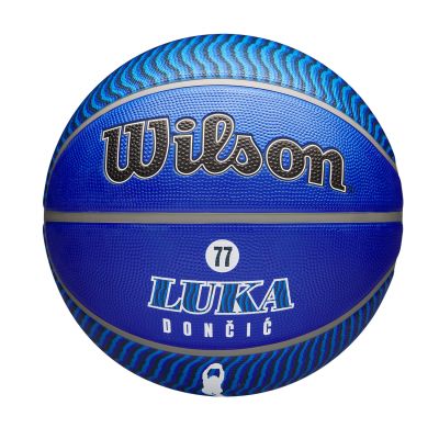 Wilson NBA Player Icon Outdoor Luka Dončić - Blue - Ball