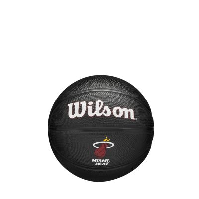 Wilson NBA Team Tribute Mini Miami Heat Size 3 - Black - Ball