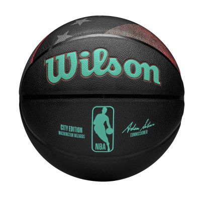 Wilson 2023 NBA Team City Collector Washington Wizards Size 7 - Black - Ball