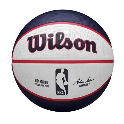 Wilson 2023 NBA Team City Edition Philadelphia 76 ers Size 7 - Blue - Ball
